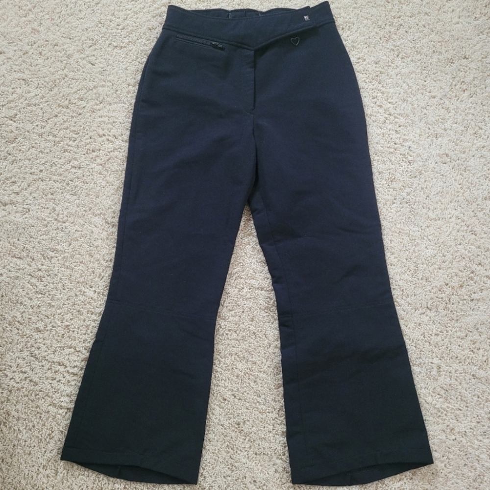 Obermeyer Black Snow Pants Ski Snowboard Sport Outdoor Winter 10S Wool Gorpcore